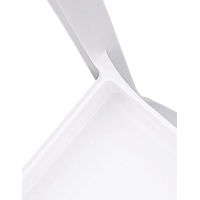 KATE-2346 σκαμπό εξωτερικού χώρου ψηλό technopolymer ΛΕΥΚΟ / 48x47xH65/88